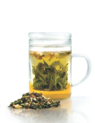 Yves Glass Tea Infuser Mug
